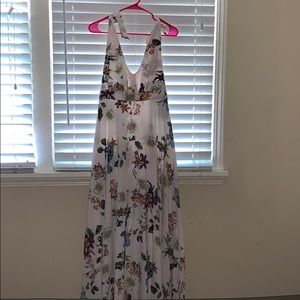 Long Open back dress